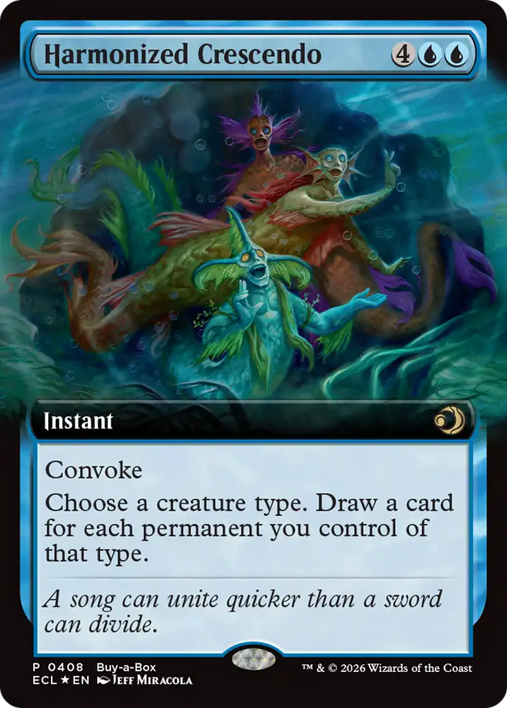 Harmonized Crescendo (Extended Art) (Buy-A-Box) [Lorwyn Eclipsed]