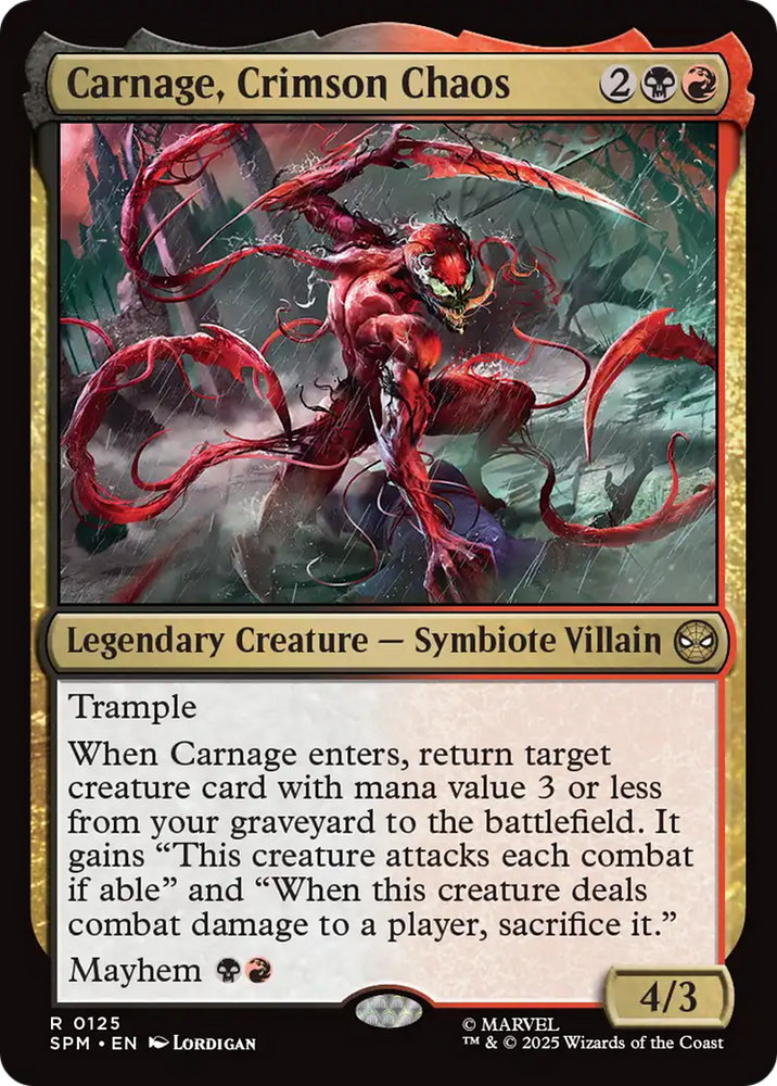 Carnage, Crimson Chaos [Marvel's Spider-Man]