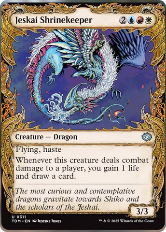 Jeskai Shrinekeeper (Showcase) [Tarkir: Dragonstorm]