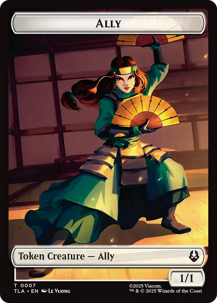 Ally (0007) // Spirit Double-Sided Token [Avatar: The Last Airbender Tokens]
