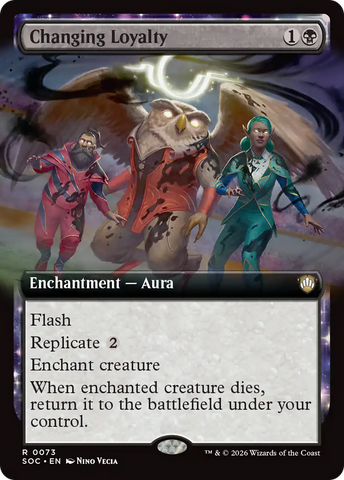 Changing Loyalty (Extended Art) [Secrets of Strixhaven Commander]