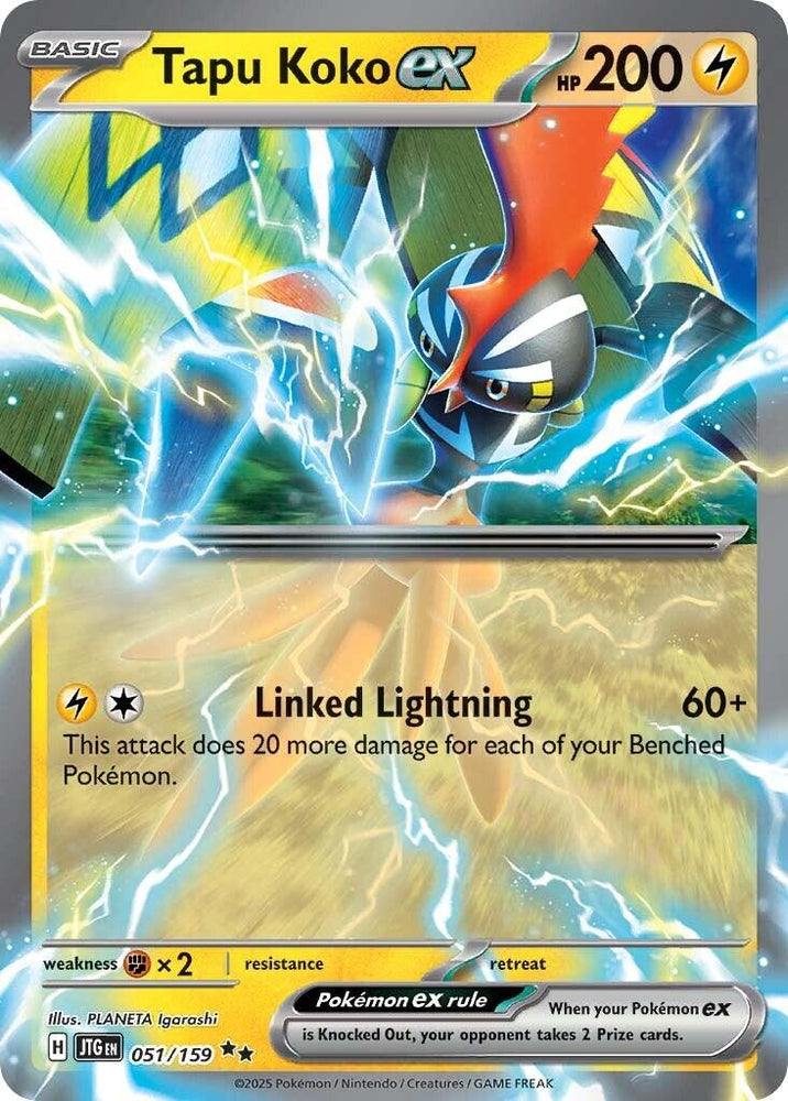 Tapu Koko ex (051/159) [Scarlet & Violet: Journey Together]