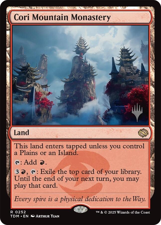 Cori Mountain Monastery (Promo Pack) [Tarkir: Dragonstorm Promos]