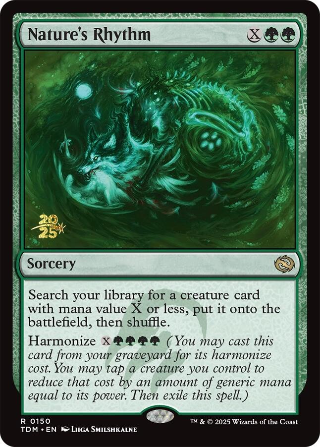 Nature's Rhythm [Tarkir: Dragonstorm Prerelease Promos]