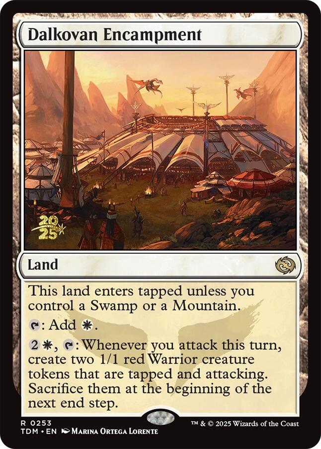Dalkovan Encampment [Tarkir: Dragonstorm Prerelease Promos]