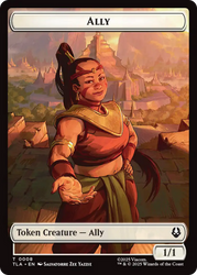 Ally (0008) // Soldier (0002) Double-Sided Token [Avatar: The Last Airbender Tokens]
