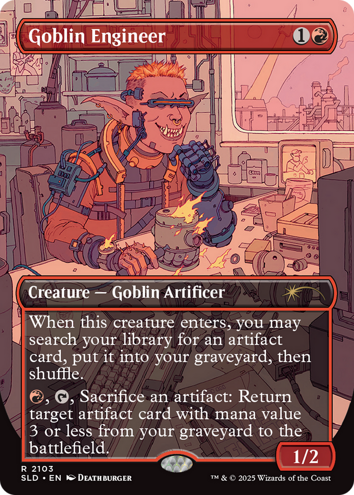 Goblin Engineer (Galaxy Foil) [Secret Lair Drop Series]