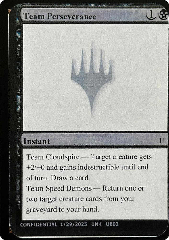 Team Perseverance [Unknown Event]
