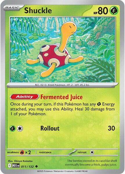 Shuckle (011/132) [Mega Evolution: Base Set]