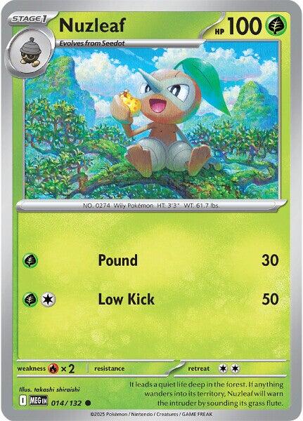 Nuzleaf (014/132) [Mega Evolution: Base Set]