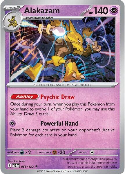 Alakazam (056/132) [Mega Evolution: Base Set]