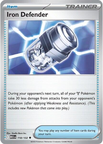 Iron Defender (118/132) [Mega Evolution: Base Set]