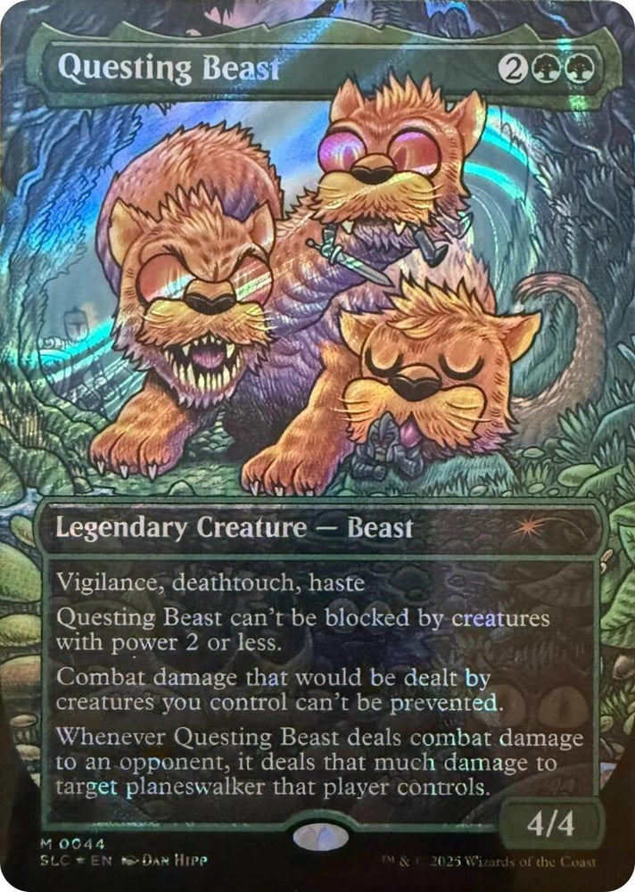 Questing Beast (Halo Foil) [Secret Lair Countdown Kit]