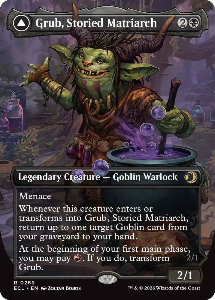 Grub, Storied Matriarch (Borderless) [Lorwyn Eclipsed]