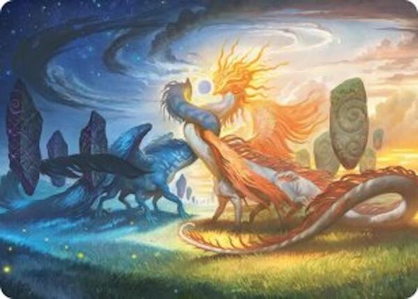 Celestial Reunion Art Card (19/54) [Lorwyn Eclipsed Art Series]