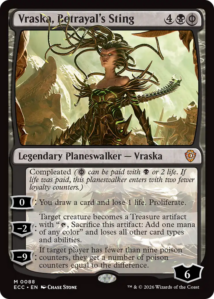 Vraska, Betrayal's Sting [Lorwyn Eclipsed Commander]