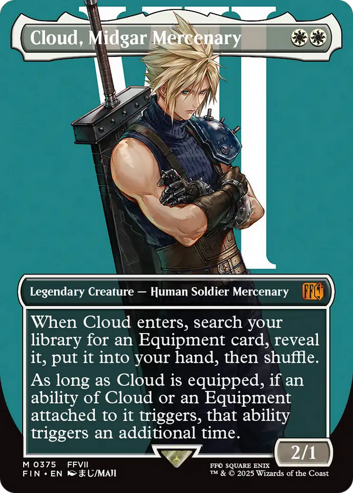 Cloud, Midgar Mercenary (Borderless) [FINAL FANTASY]