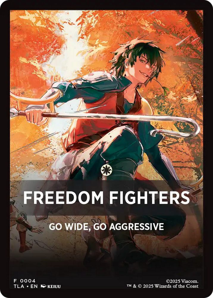 Freedom Fighters Theme Card [Avatar: The Last Airbender Tokens]