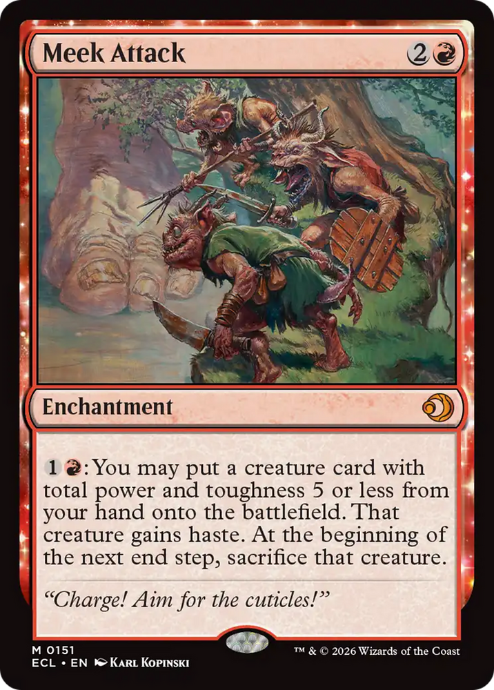 Meek Attack [Lorwyn Eclipsed]